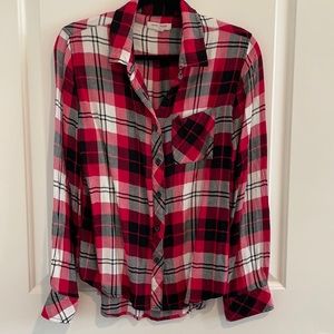 Plaid button down